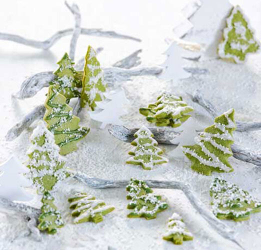 Matcha & Coconut Tree Cookies